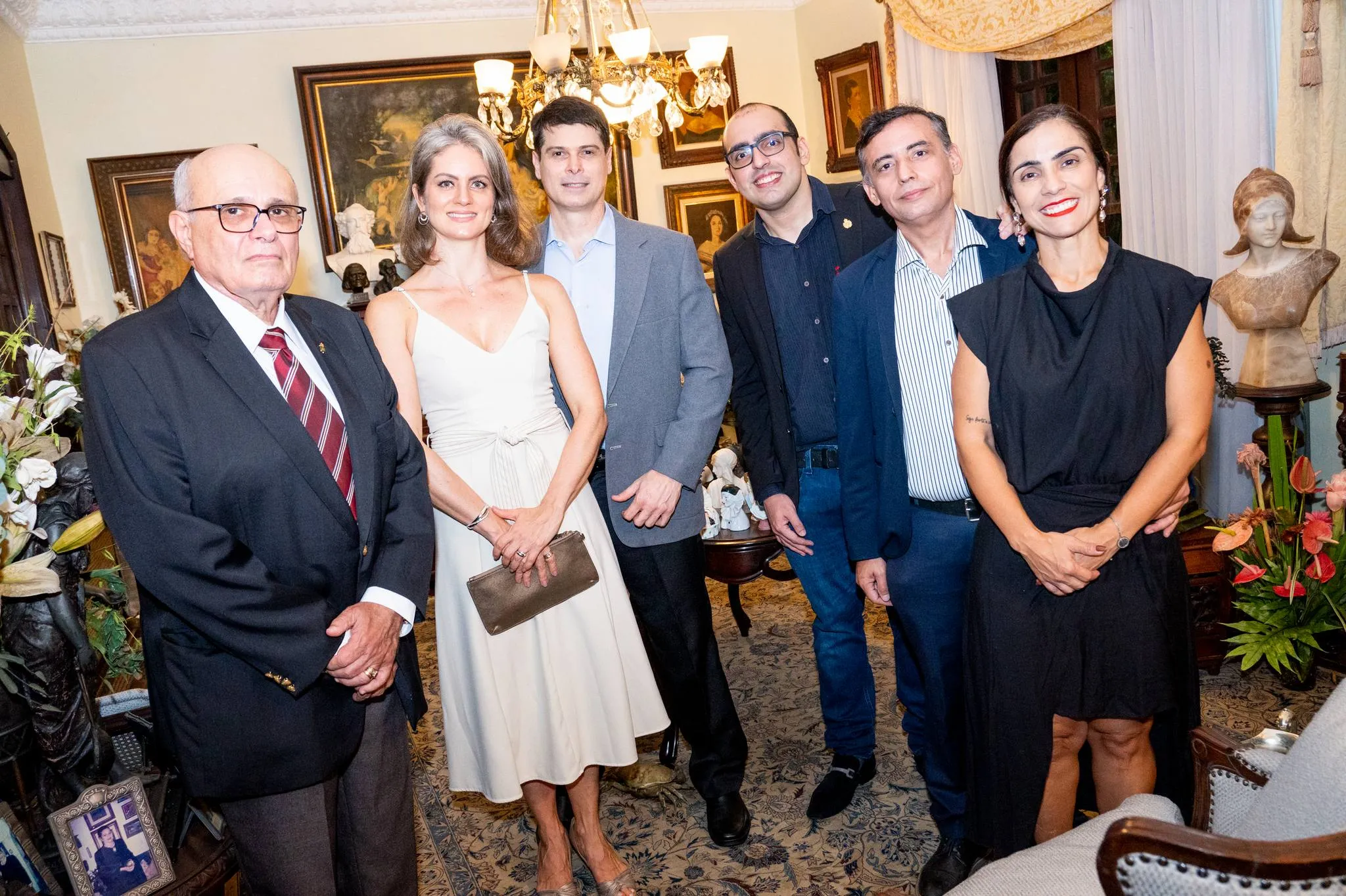 Recepção a Dom Bertrand de Orleans e Braganca na residência de Mirian e Joao Batista de Holanda