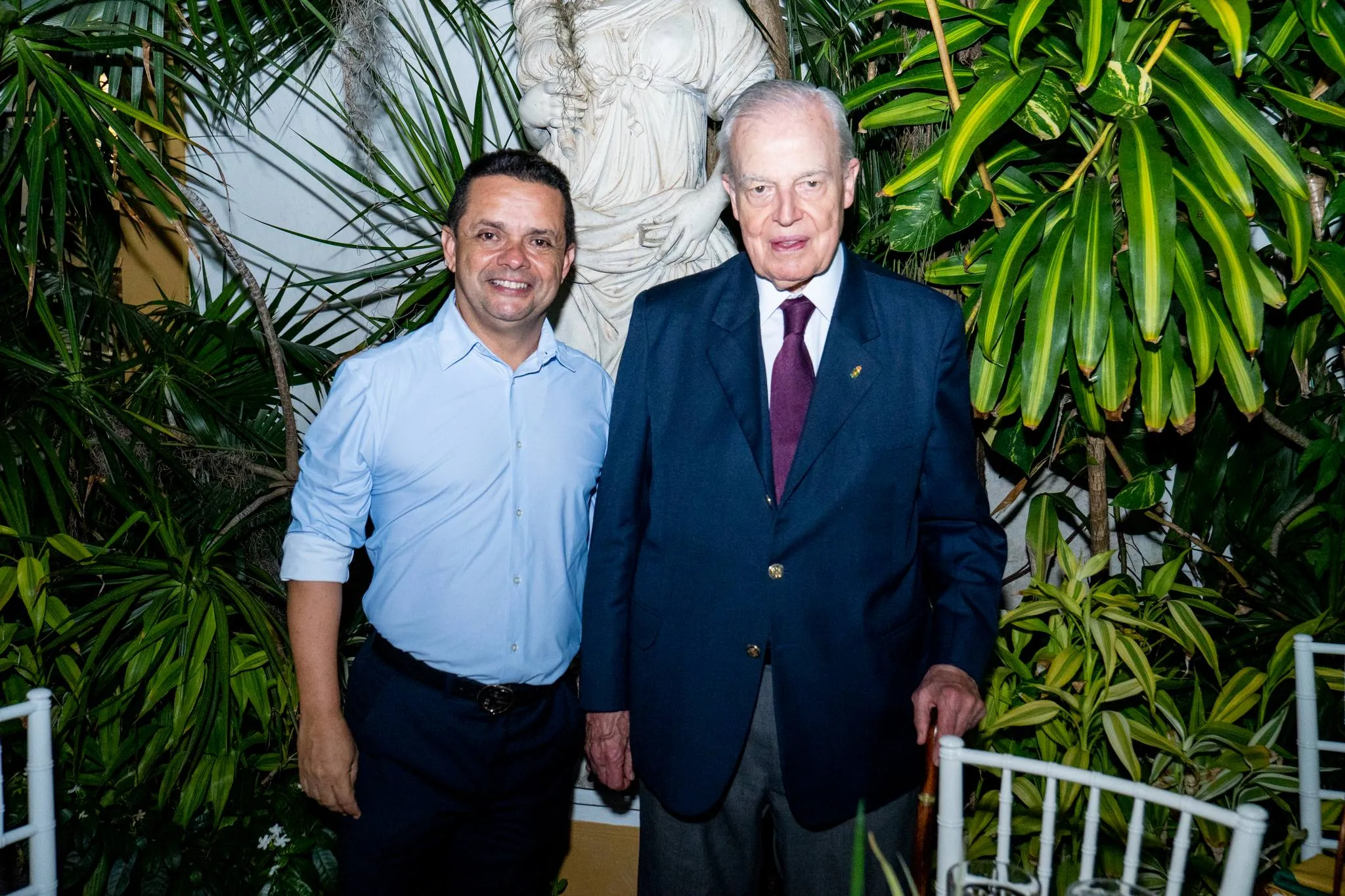 Germano Albuquerque e Dom Bertrand de Orleans e Bragança