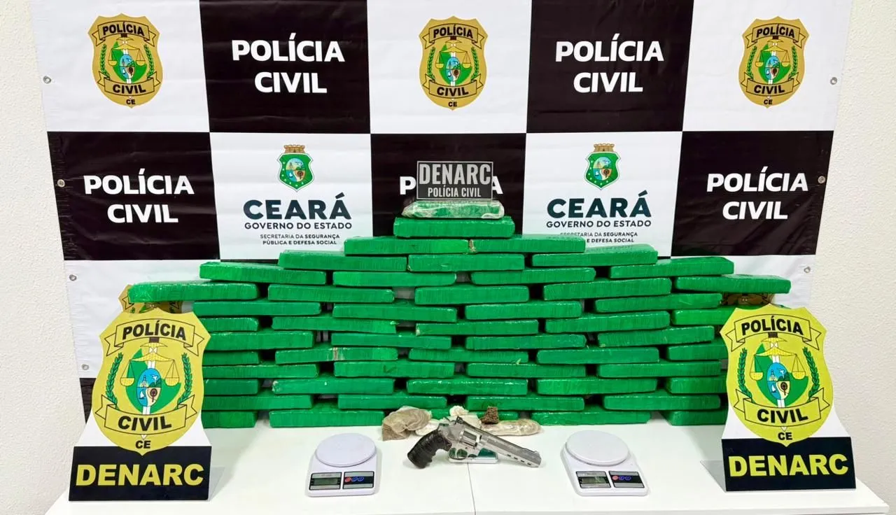 Carga de entorpecentes foi apreendida na última residência vistoriada por policiais civis, durante a Operação Quebra-Mar.