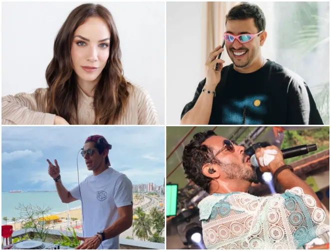 Giovana Bezerra, Litto Lins, DJ RB e Banda Me Siga preparam repertório para celebrar a virada do ano na beira da piscina.