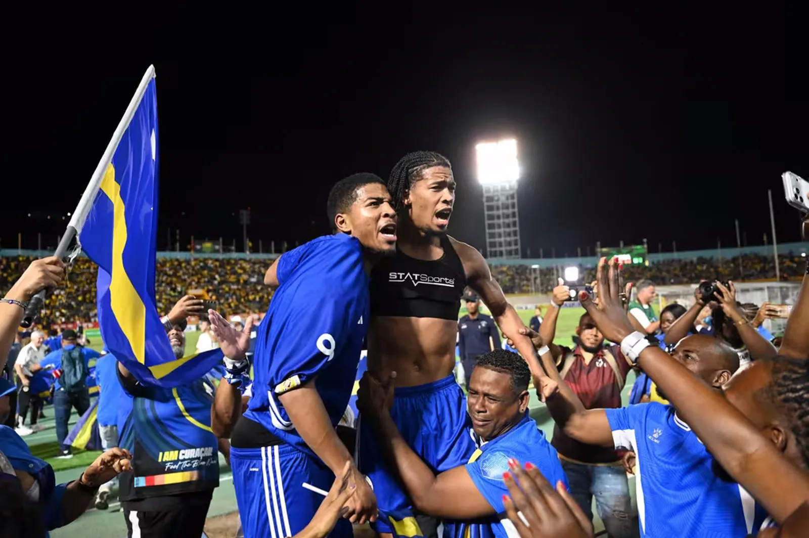 A seleção de Curaçau superou rivais tradicionais do Caribe para chegar na Copa do Mundo