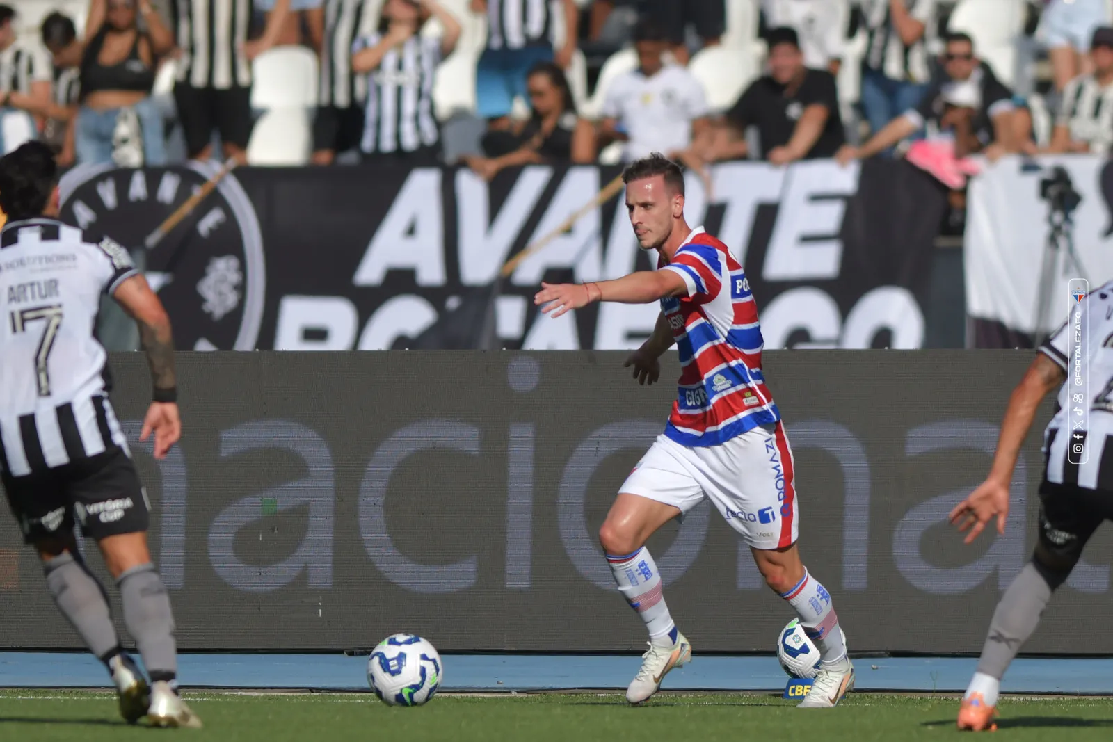 O Fortaleza teve uma exibição muito defensiva contra o Botafogo