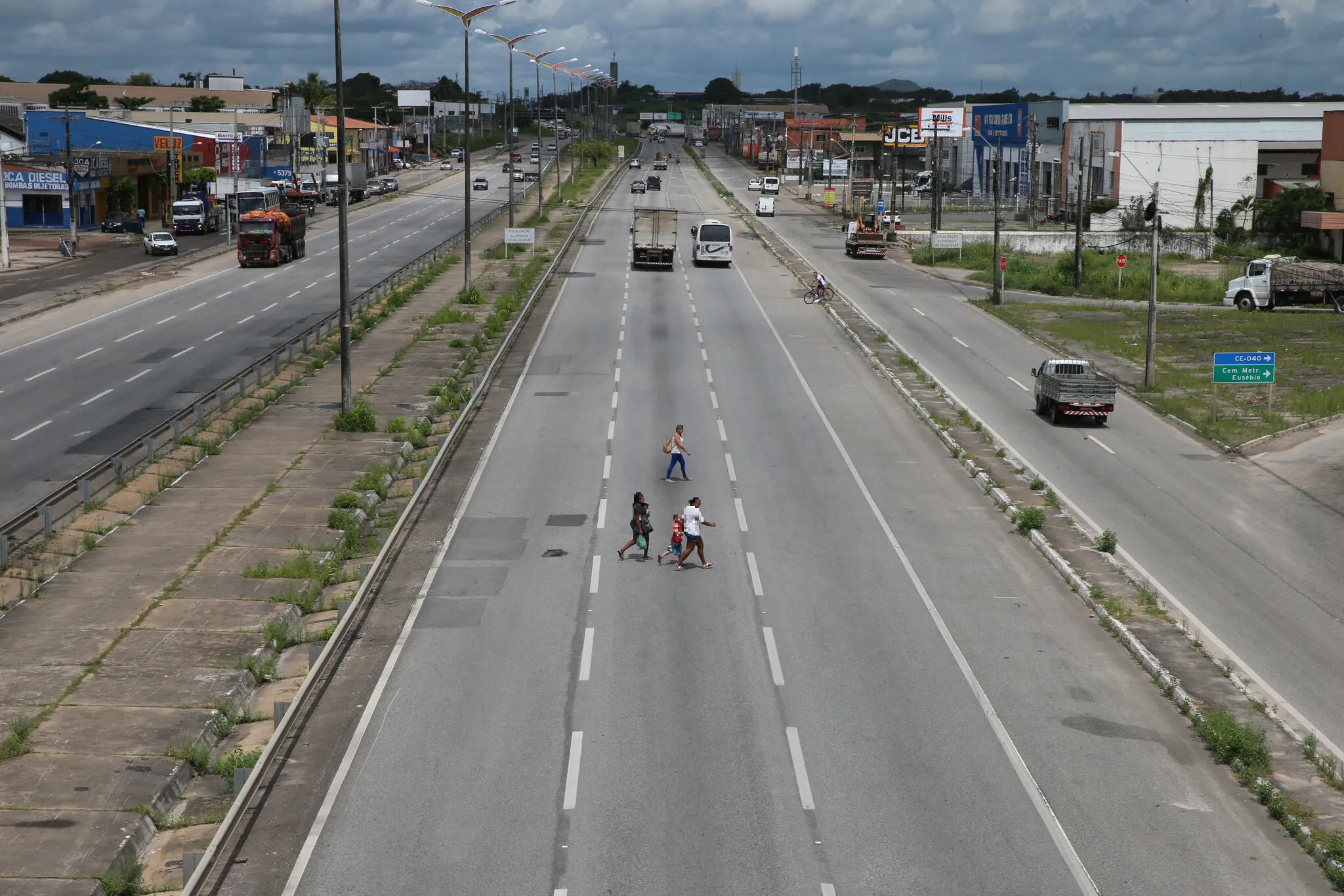 Os 700 atropelamentos de pedestres representaram 6,8% dos mais de 10,2 mil sinistros registrados em rodovias federais no Ceará entre 2018 e 2024.