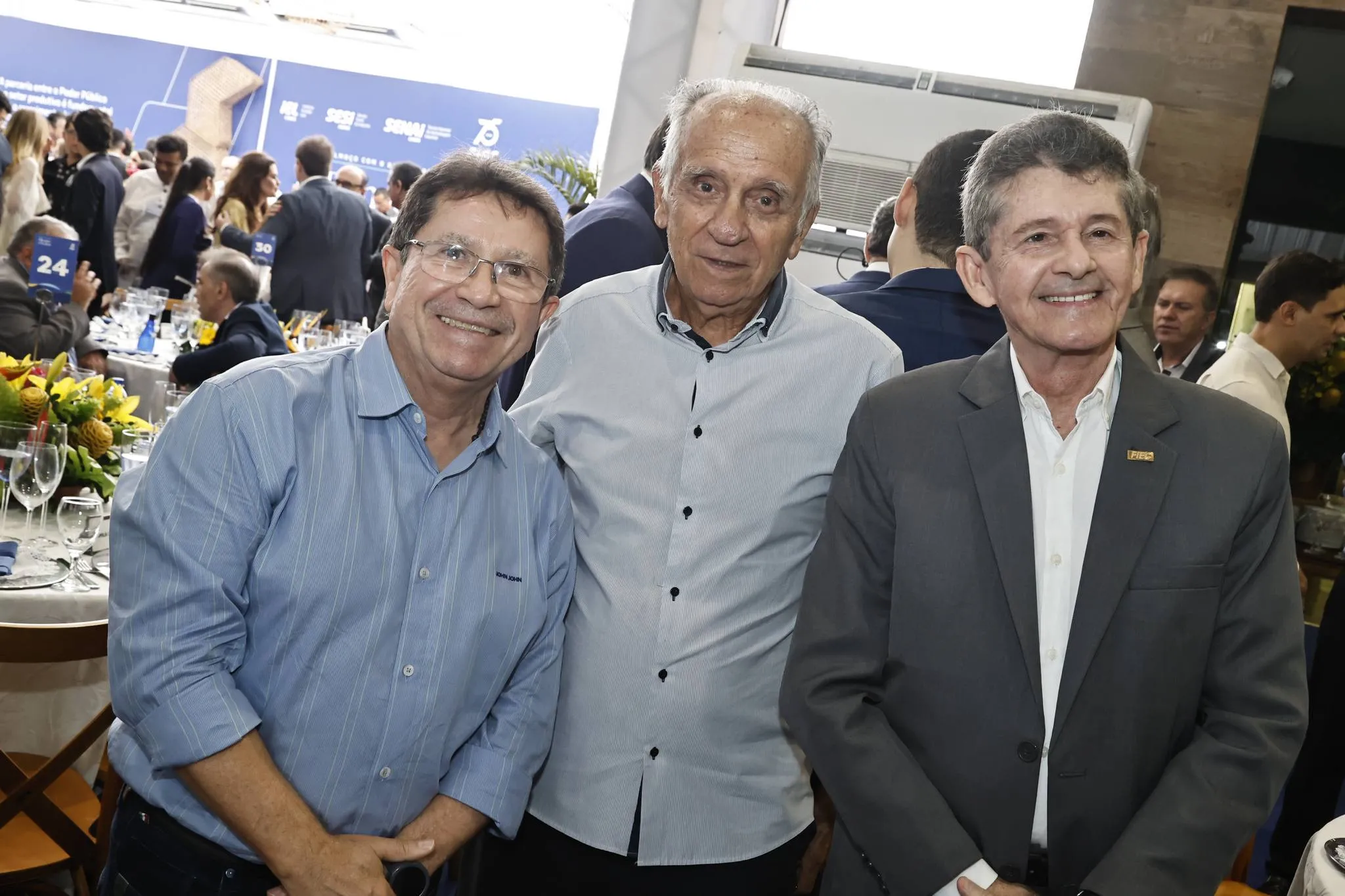 Alcir Porto, João Guimarães e Agostinho Alcântara