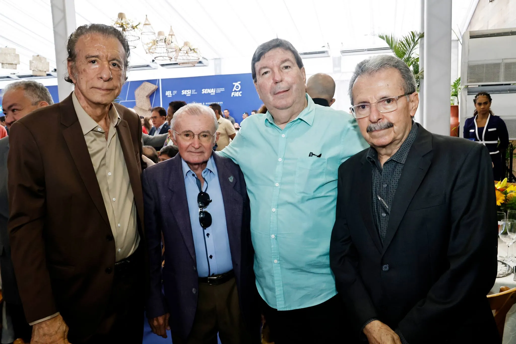 Everardo Telles, Haroldo Parente, Heitor Studart e Egídio Serpa