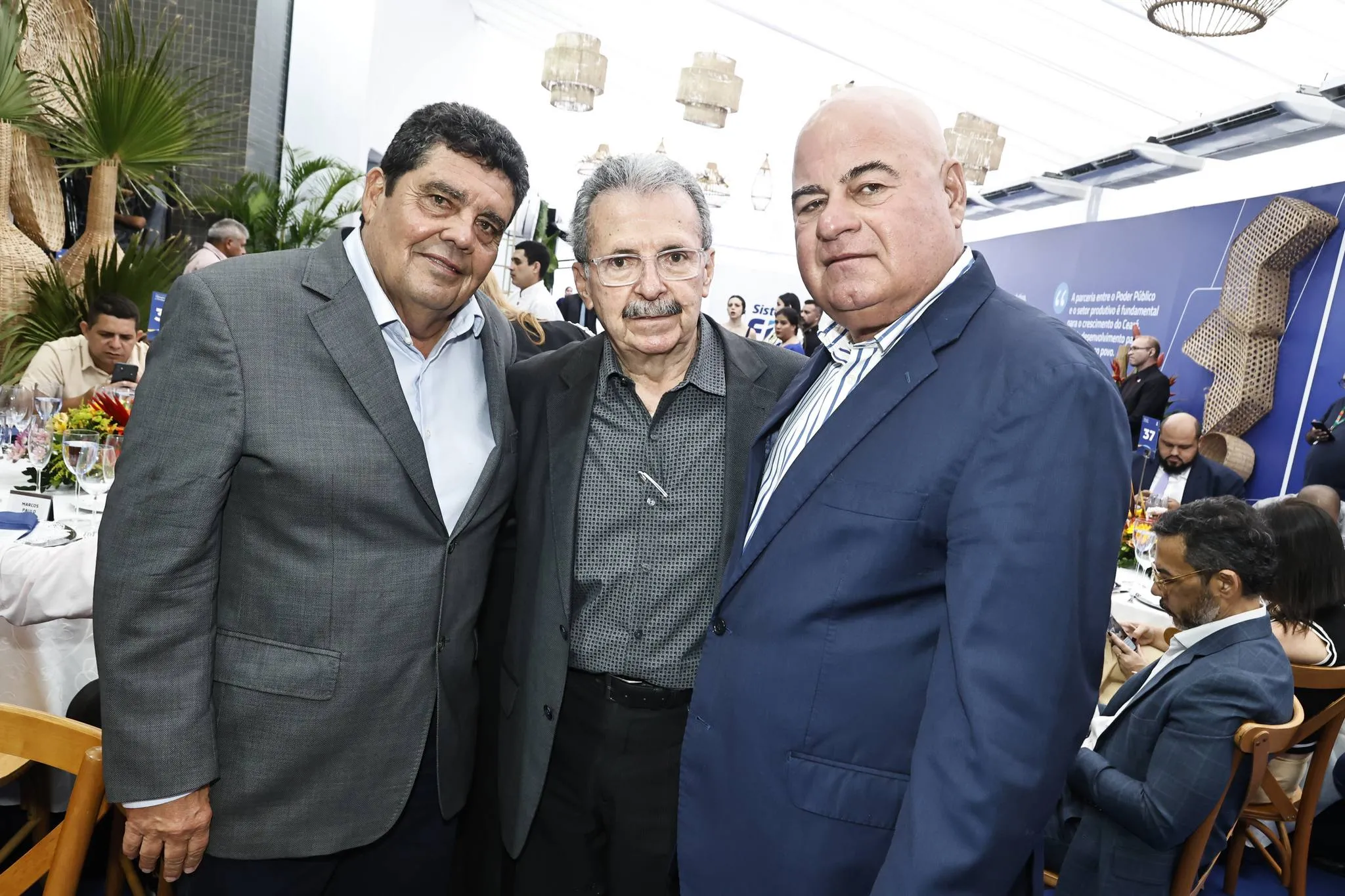 Joaquim Caracas, Egídio Serpa e Luciano Cavalcante