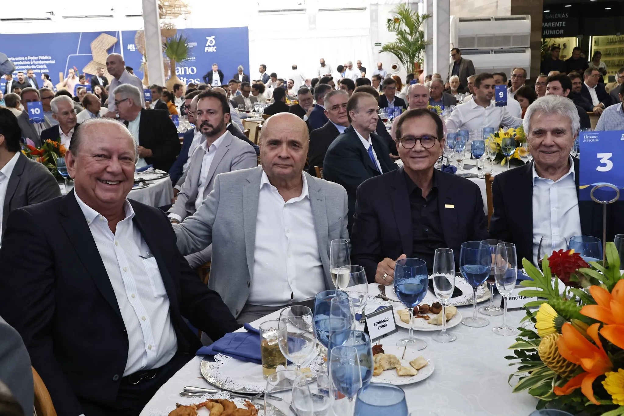 Rafael Leal, Fernando Cirino, Beto Studart e Jorge Parente