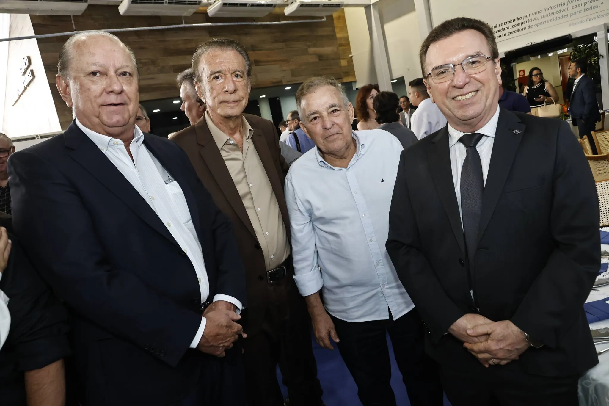 Rafael Leal, Everardo Telles, Cláudio Targino e Ricardo Barbosa